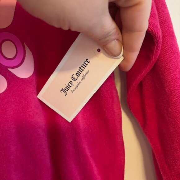 NWT Juicy Couture A Gogo Microterry Logo Pullover Size SMALL - Picture 6 of 7